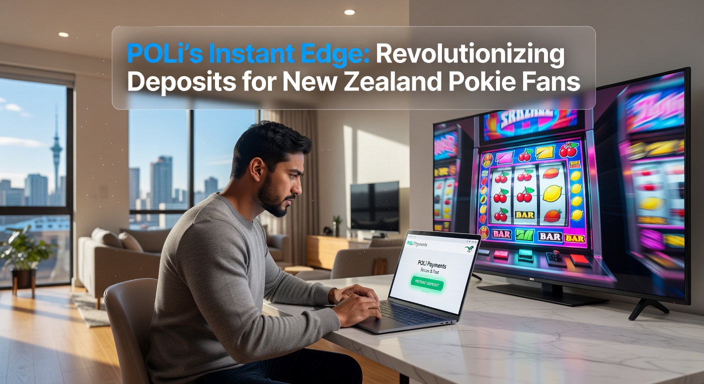 Sleek POLi payment screen on a mobile device, showing seamless bank selection for New Zealand online casino deposits