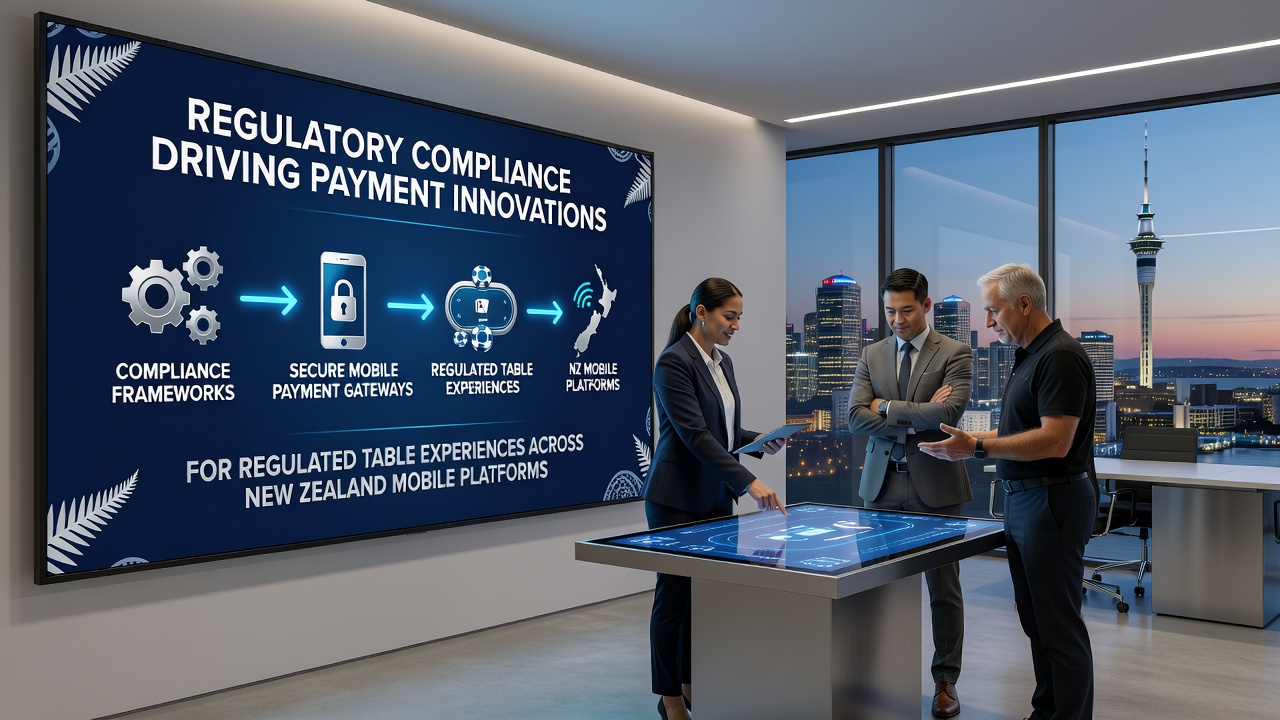 Regulatory compliance driving payment innovations for regulated table experiences across New Zealand mobile platforms