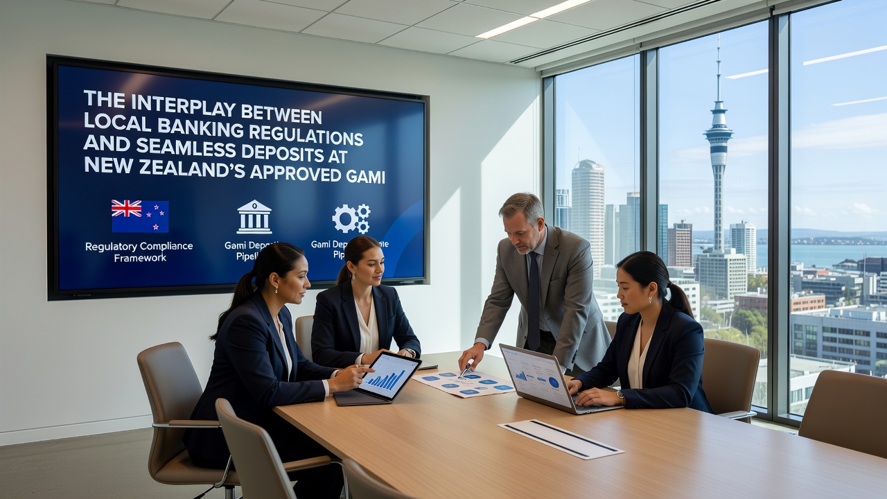 Illustration of seamless deposit flows at approved New Zealand gaming sites