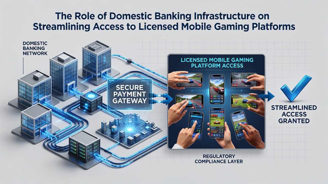 Mobile banking app facilitating licensed gaming deposits in New Zealand