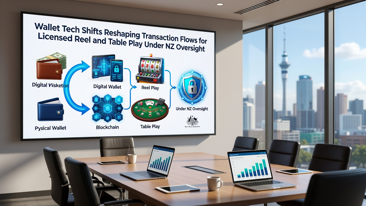 Secure payment flow diagram illustrating wallet integration with New Zealand casino systems